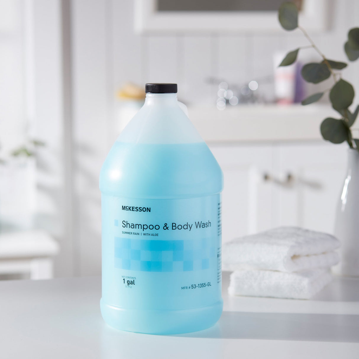Shampoo and Body Wash McKesson 1 gal. Jug Summer Rain Scent - BeHope