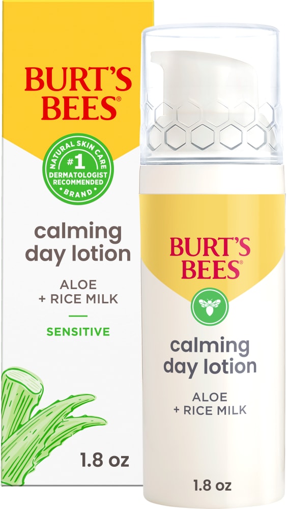 Facial Moisturizer Burt's Bees® Sensitive 1.8 Oz. Pump Bottle Unscented Lotion - Behope