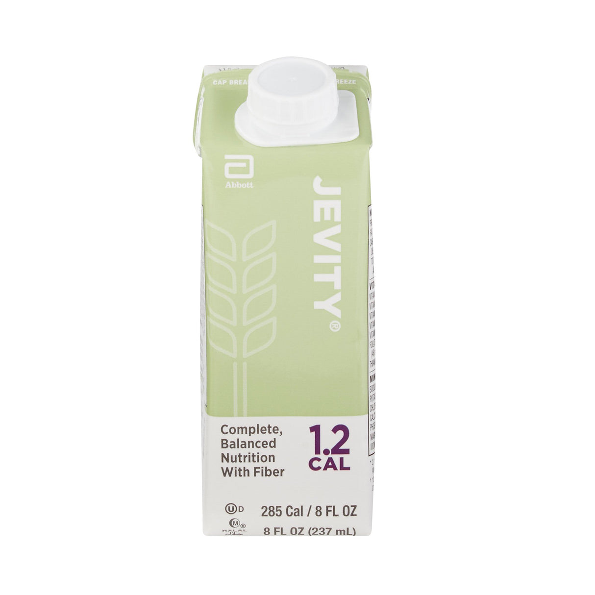 Tube Feeding Formula Jevity® 1.2 Cal with Fiber Unflavored Liquid 8 oz. Reclosable Carton - BeHope