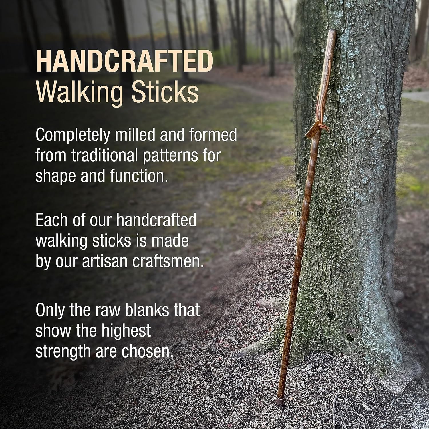 Walking Stick Brazos™ Traveler Wood 55 Inch Height Red Sweet Gum - BeHope