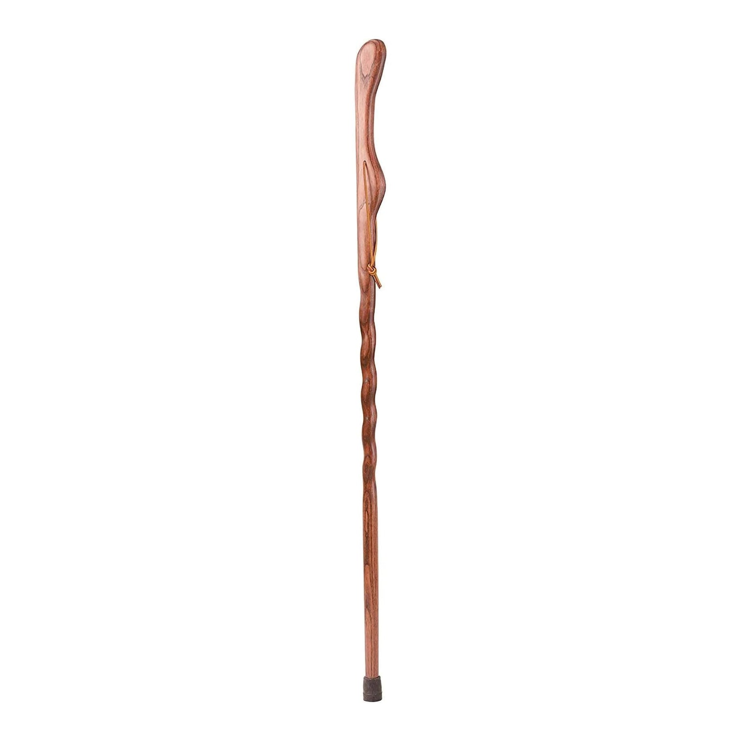 Walking Stick Brazos™ Twisted HitchHiker Wood 55 Inch Height Red Oak - BeHope
