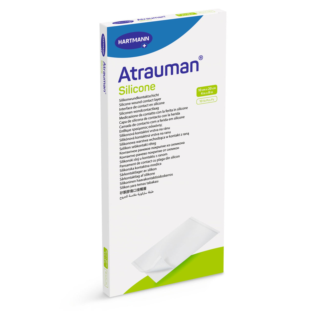 Wound Contact Layer Dressing Atrauman® Silicone 4 X 8 Inch Sterile - BeHope