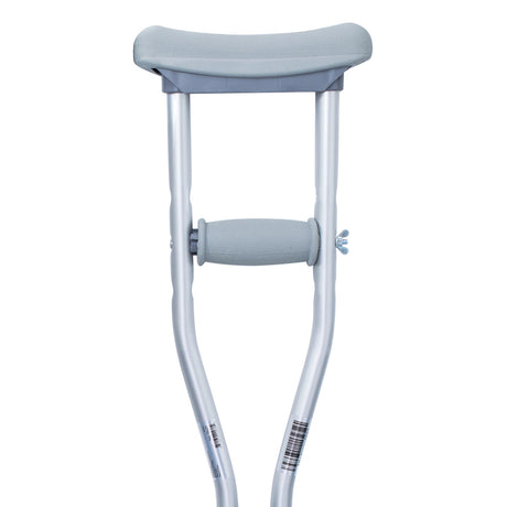 Underarm Crutches McKesson Pediatric 3 Foot 7 Inch to 4 Foot User Height Aluminum Frame 175 lbs. Weight Capacity - BeHope
