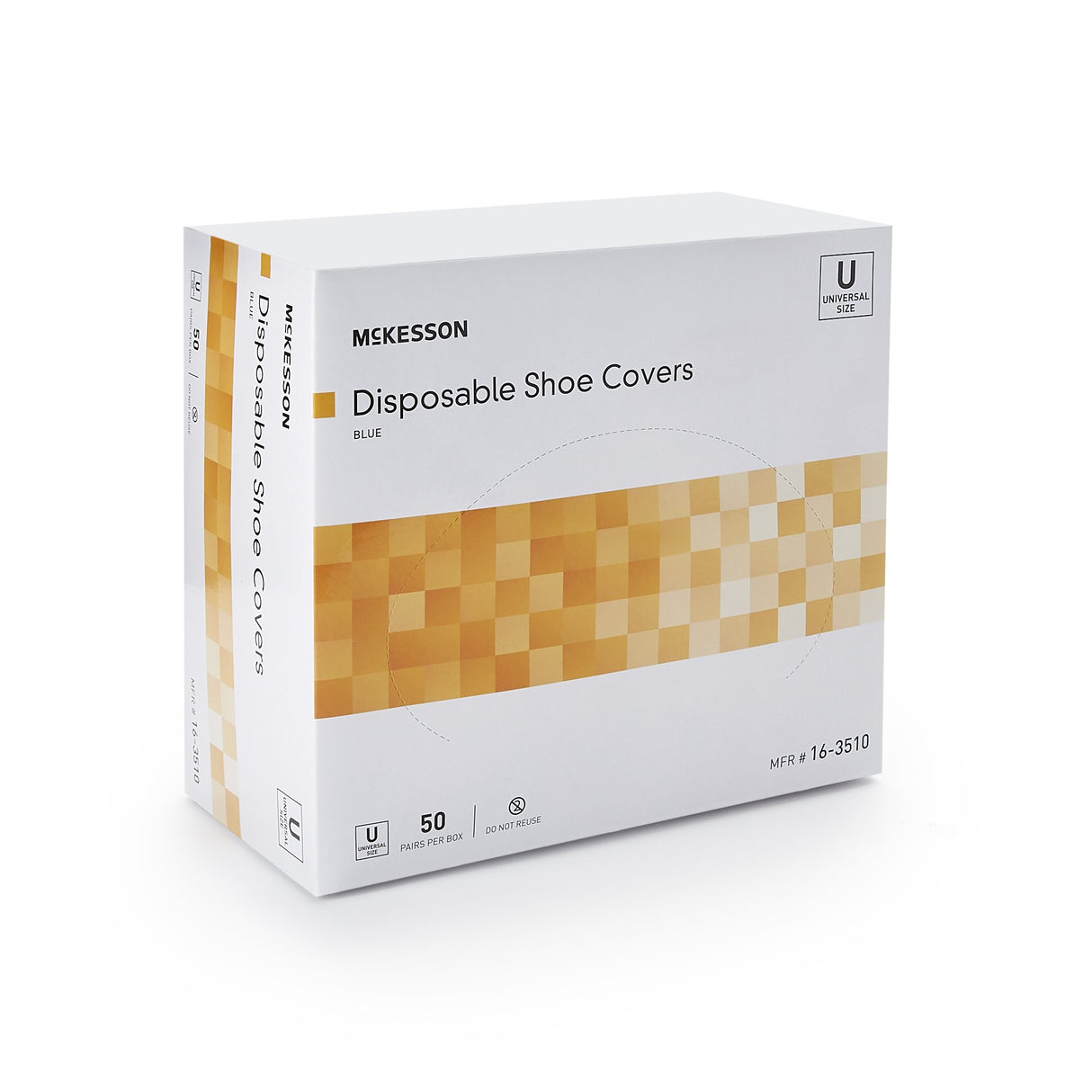 Shoe Cover McKesson One Size Fits Most Shoe High Nonskid Sole Blue NonSterile - BeHope