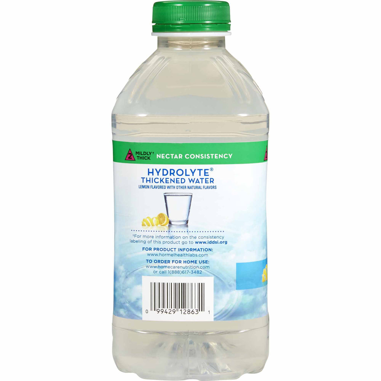 Thickened Water Thick & Easy® Hydrolyte® 46 oz. Bottle Lemon Flavor Liquid IDDSI Level 2 Mildly Thick - BeHope