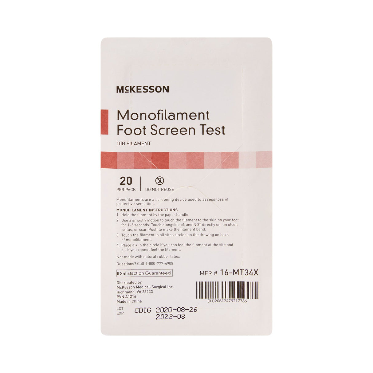 McKesson Monofilament Sensory Test 10 Gram - BeHope