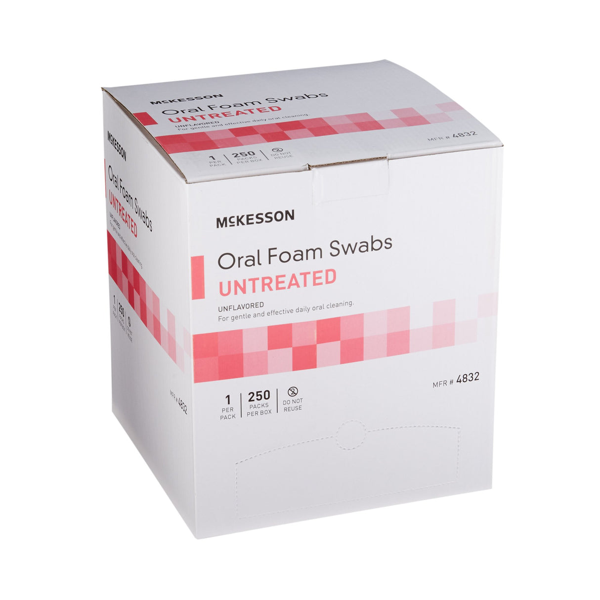 Oral Swab McKesson Untreated Foam Tip 1 per Pack - BeHope