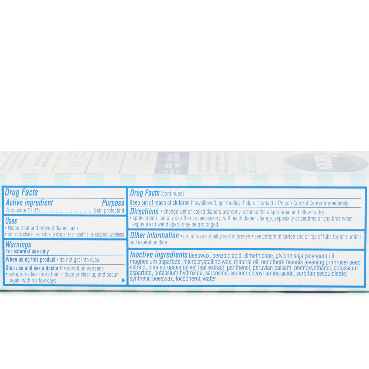 Diaper Rash Treatment Balmex 4 oz. Tube Scented Cream - BeHope