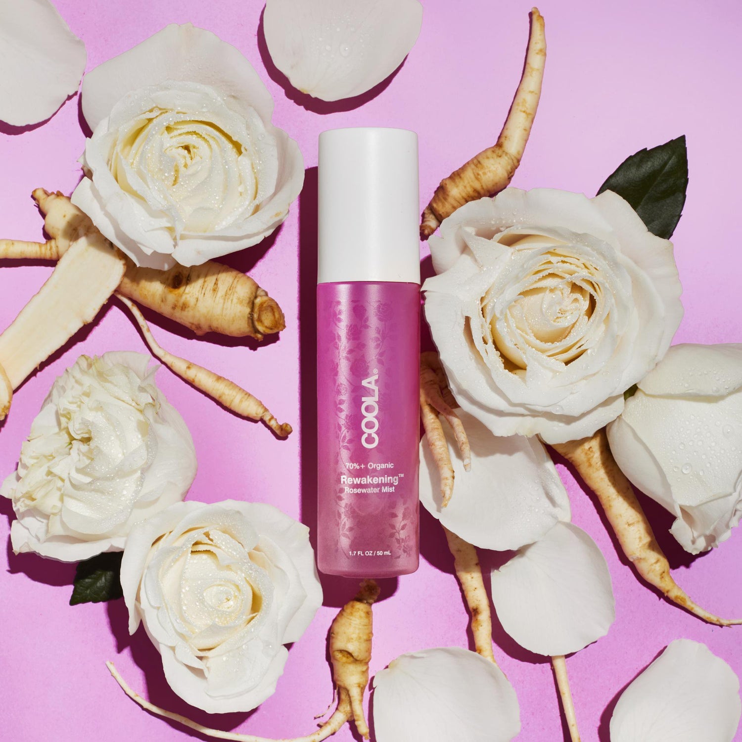 Facial Moisturizer Rewakening™ Rosewater Mist Face Spray 1.7 oz. Spray Bottle Floral Scent Liquid - BeHope