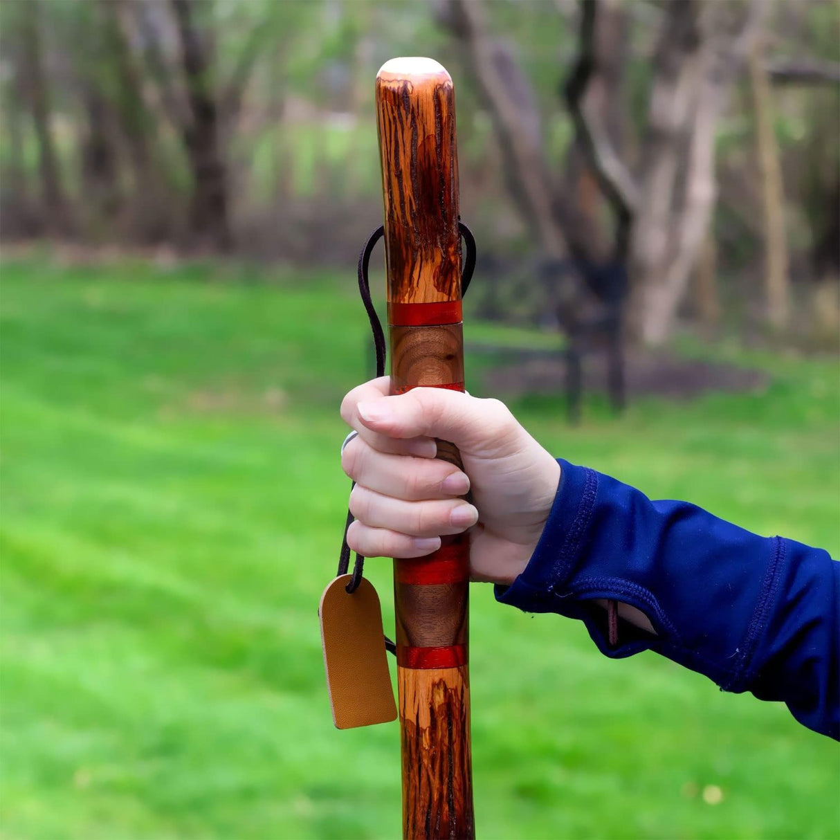Walking Stick Brazos™ Wood 55 Inch Height Safari - BeHope