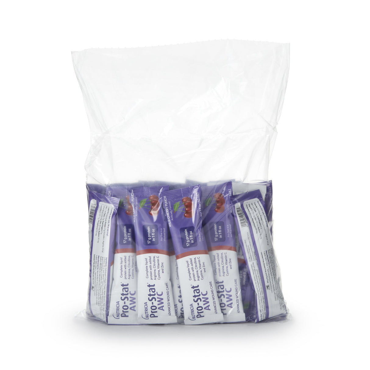 Oral Supplement Pro-Stat® AWC Wild Cherry Punch Flavor Liquid 1 oz. Individual Packet - BeHope