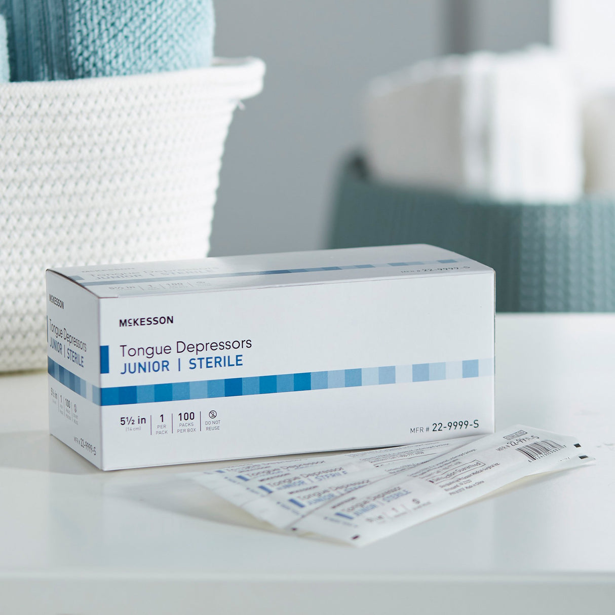 Tongue Depressor McKesson 5-1/2 Inch Length Wood Junior - BeHope