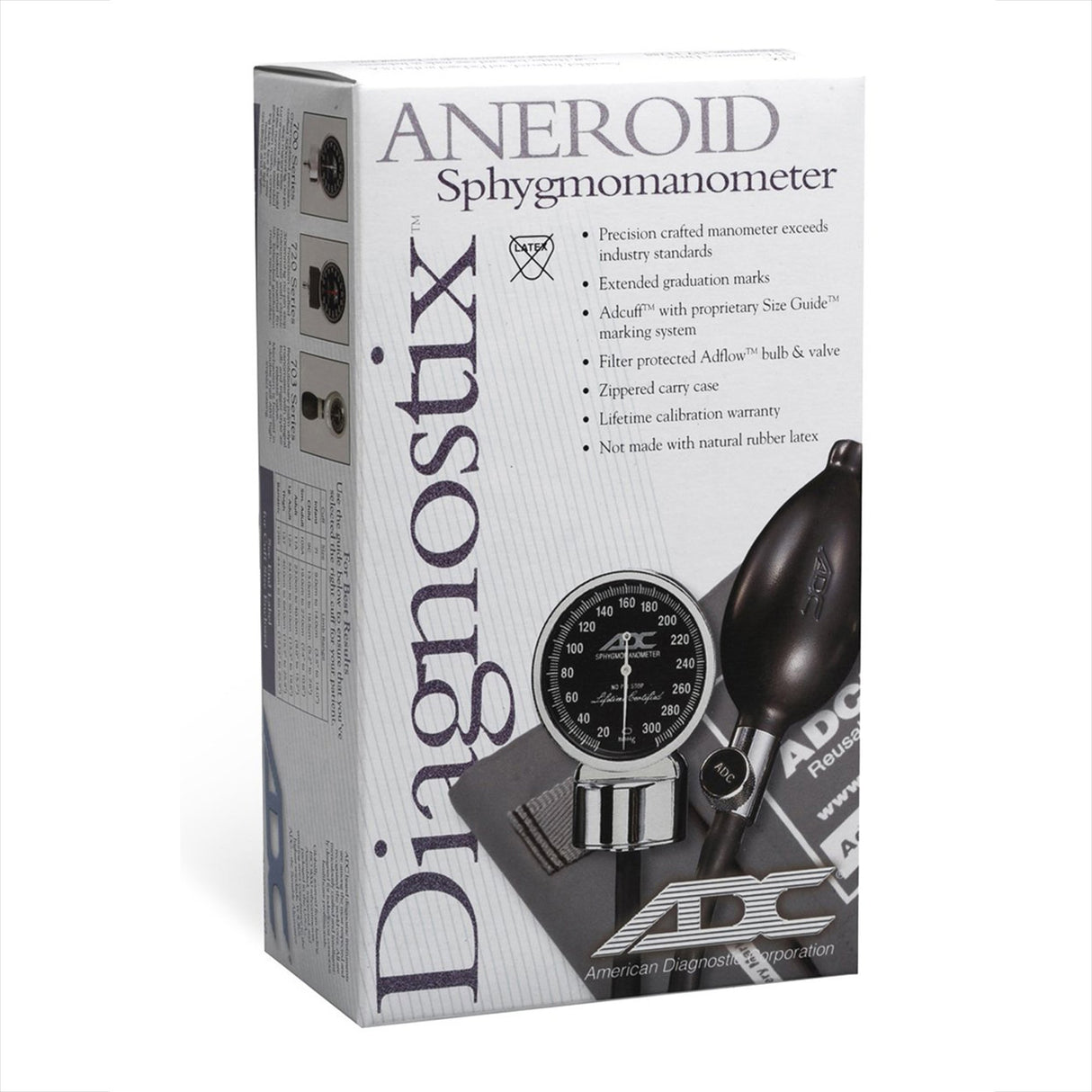 Aneroid Sphygmomanometer Unit System 5™ Multiple Sizes Nylon Cuff 13 to 19.5cm, 19 to 27cm, 23 to 40cm, 34 to 50cm, 40 to 66cm Palm Aneroid - BeHope
