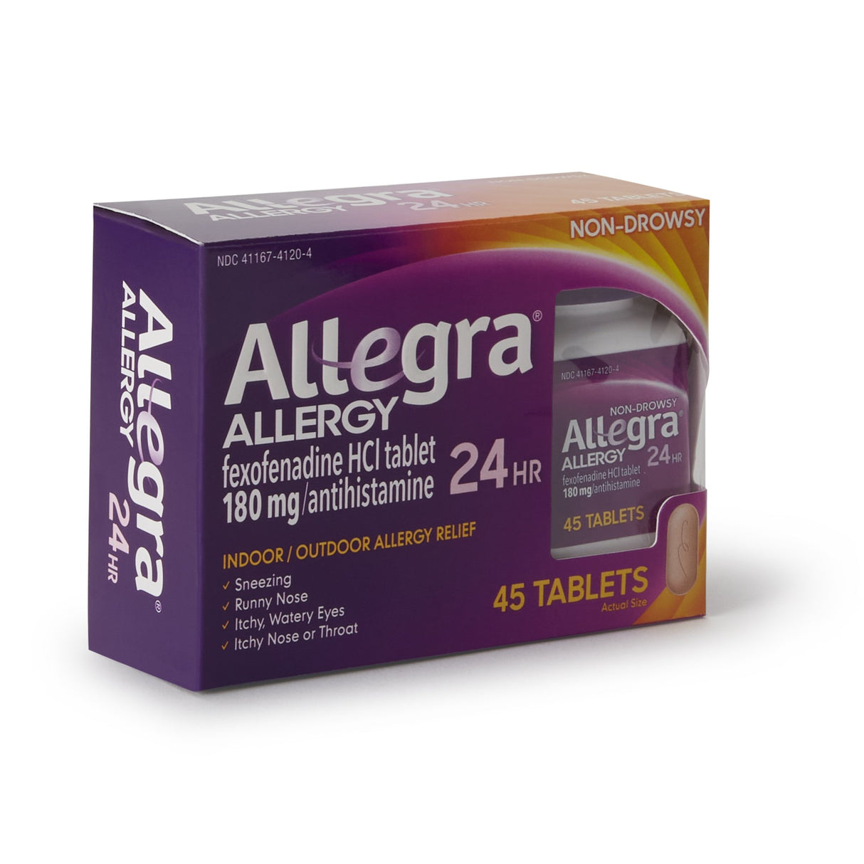 Allergy Relief Allegra 180 mg Strength Tablet 45 per Box - BeHope