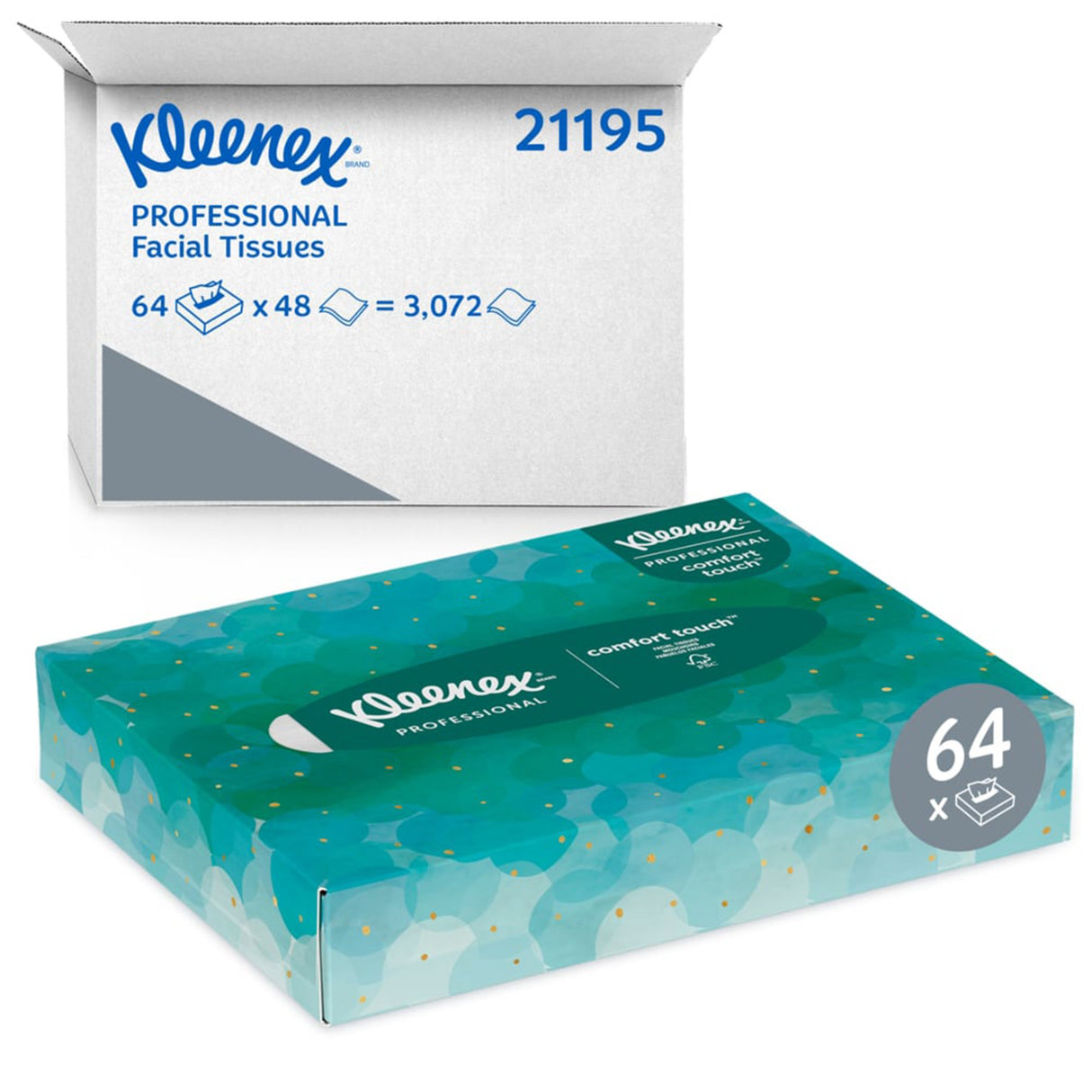 Facial Tissue Kleenex® Junior White 48 Count - BeHope