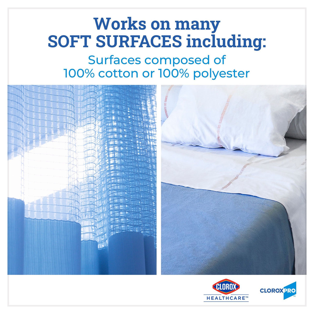 Surface Disinfectant Cleaner Clorox Healthcare® Premoistened Hydrogen Peroxide Based Manual Pull Wipe 95 Count Canister Unscented NonSterile - BeHope