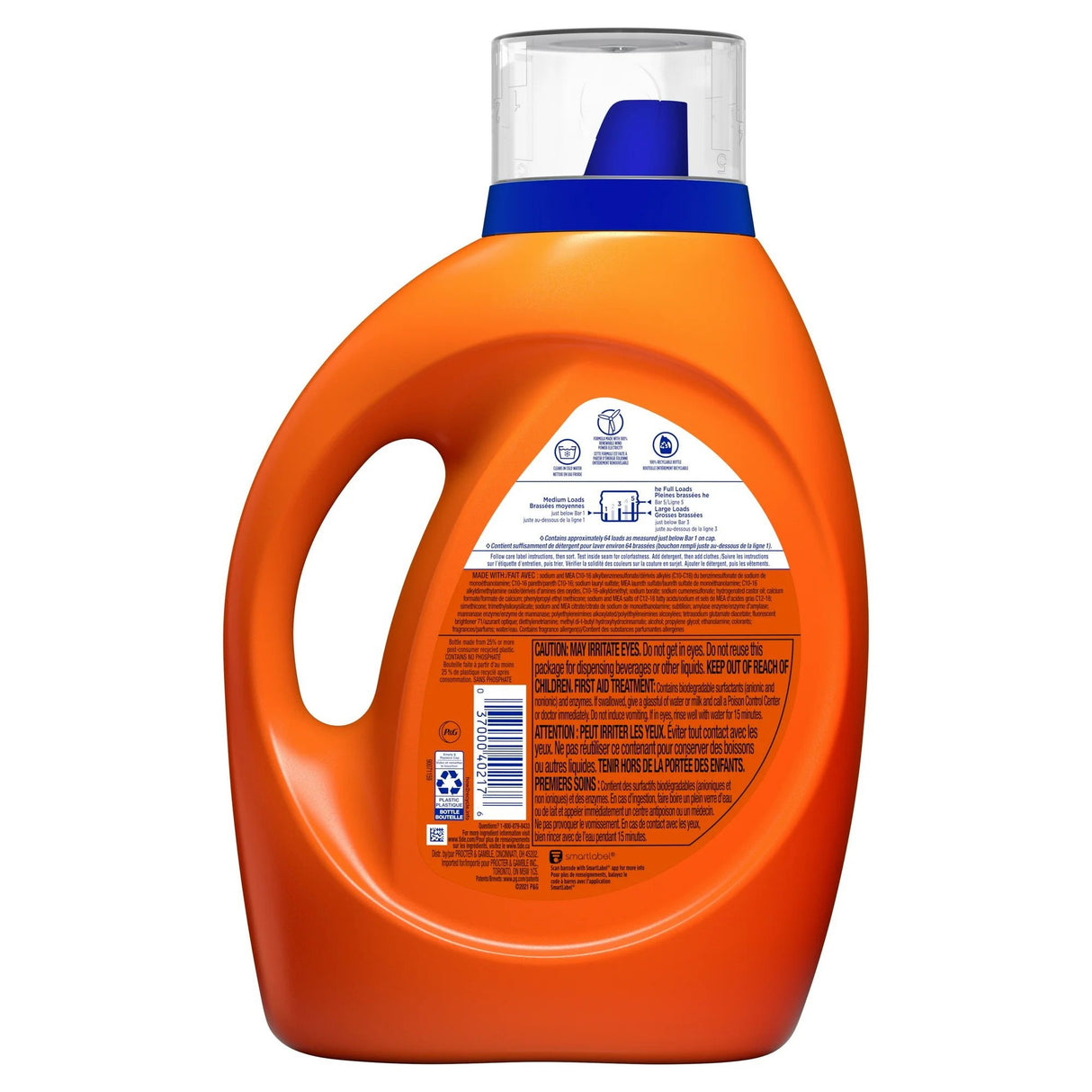 Laundry Detergent Tide® HE 92 oz. Bottle Liquid Original Scent - BeHope