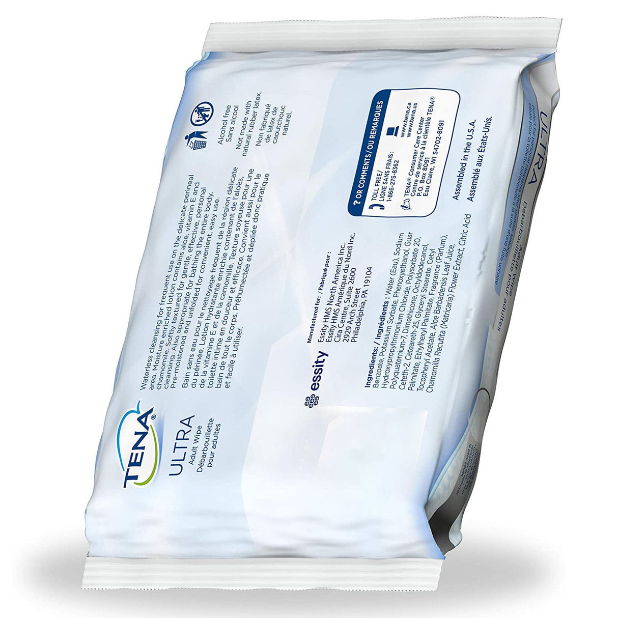 Flushable Personal Wipe TENA ProSkin™ UltraFlush® Soft Pack Scented 48 Count - BeHope