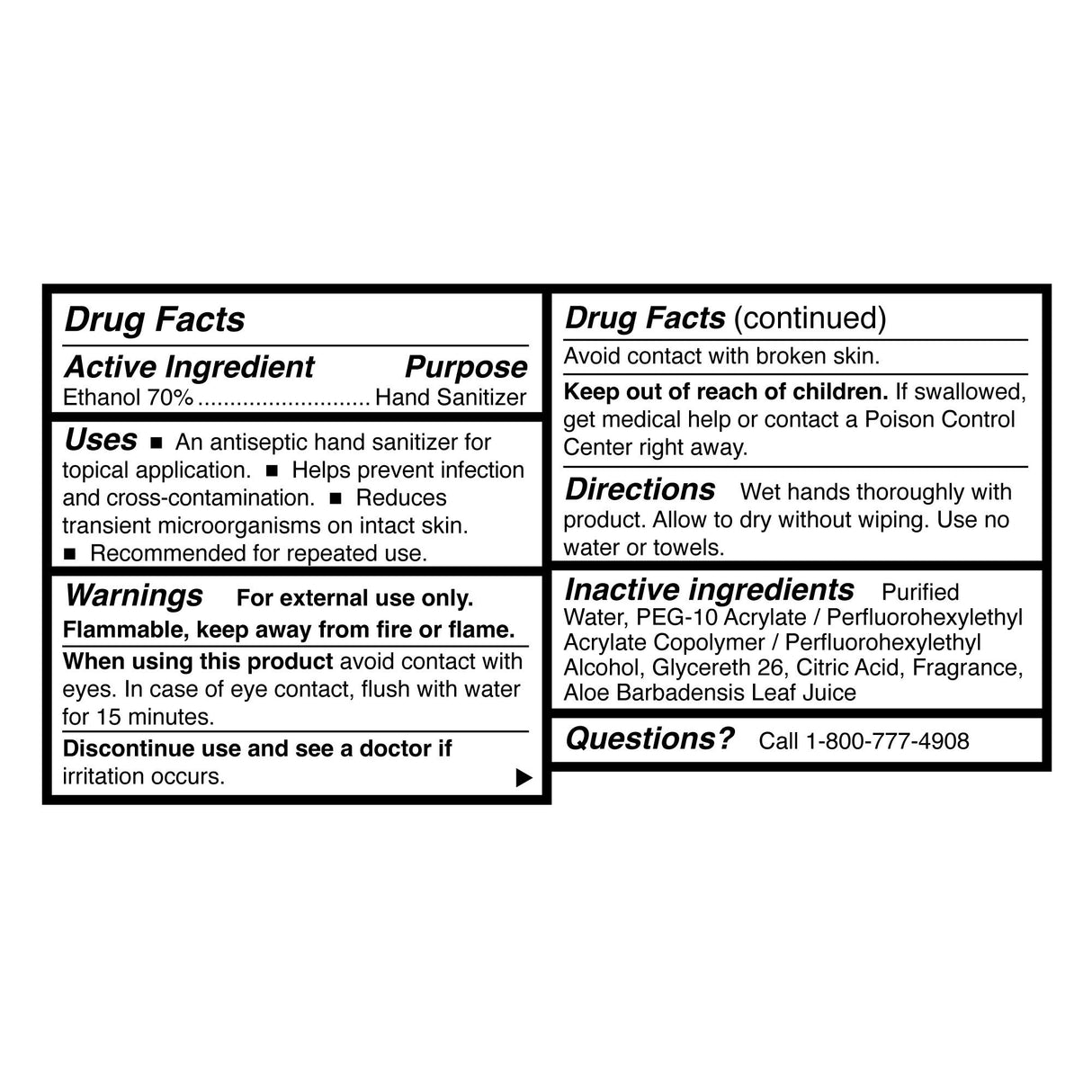 Hand Sanitizer with Aloe McKesson 8.5 oz. Ethyl Alcohol Foaming Pump Bottle - BeHope