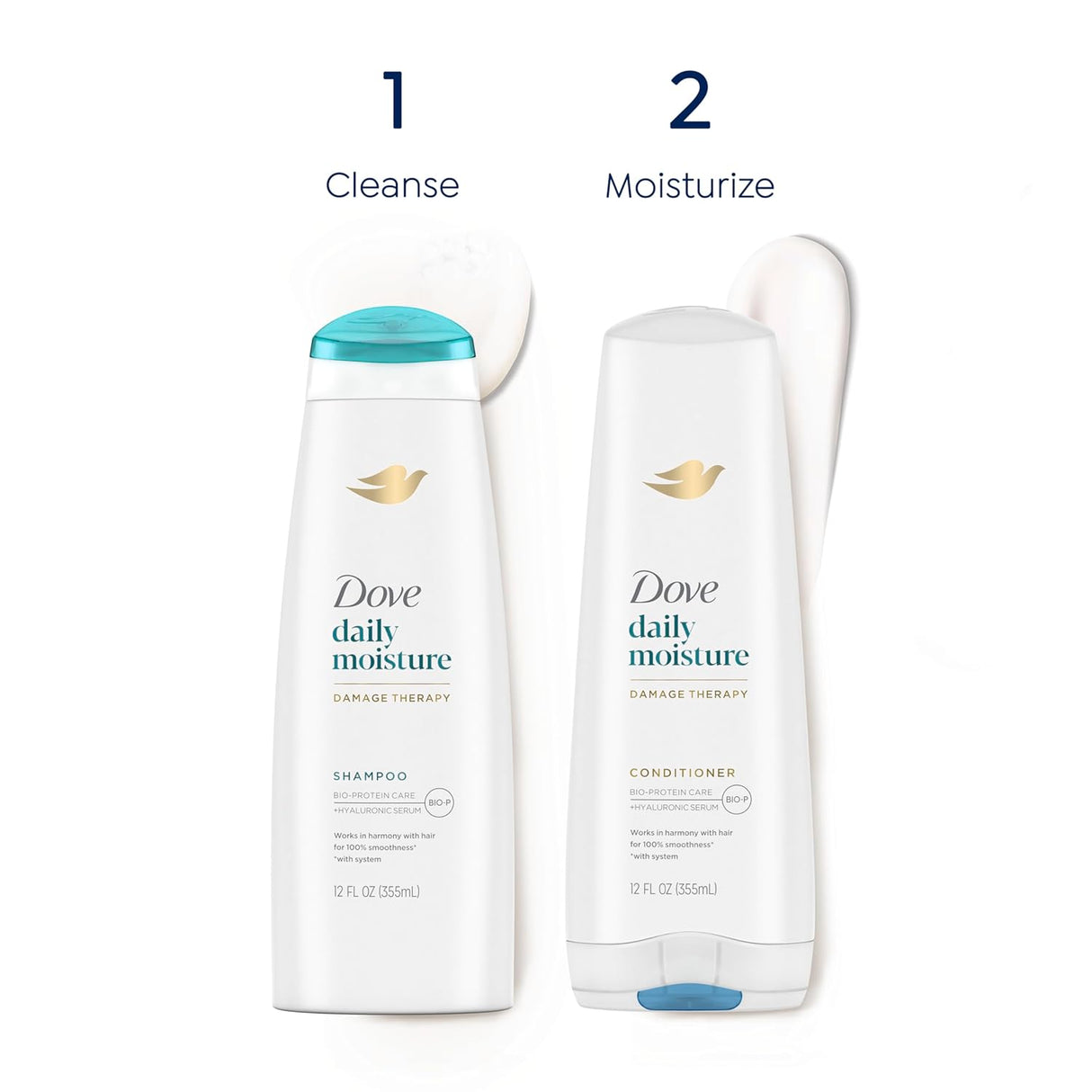 Shampoo Dove® Daily Moisture 12 Oz. Flip Top Bottle Scented - Behope