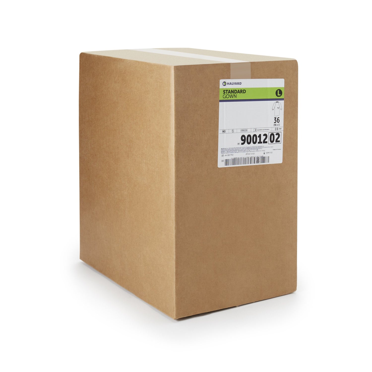 Non-Reinforced Surgical Gown with Towel Evolution 4 Large Blue Sterile Not Rated Disposable - BeHope