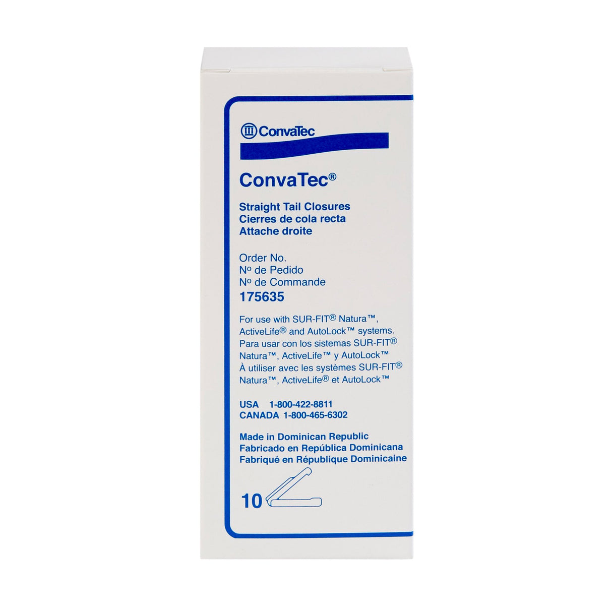 Tail Closure Clamp ConvaTec Flexible Plastic - BeHope