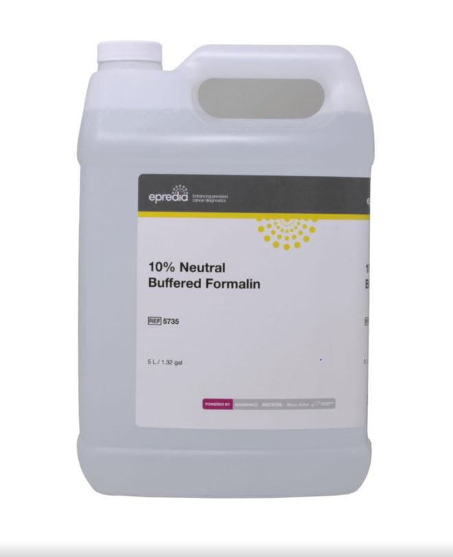 Histology Reagent Richard-Allan Scientific™ Neutral Buffered Formalin Fixative 10% 5 Liter - BeHope