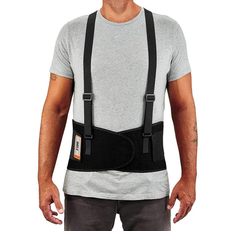 Occupational Back Support ProFlex® 1650 Economy Large Hook and Loop Closure 34 to 38 Inch Waist Circumference 7-1/2 Inch Height Adult - BeHope
