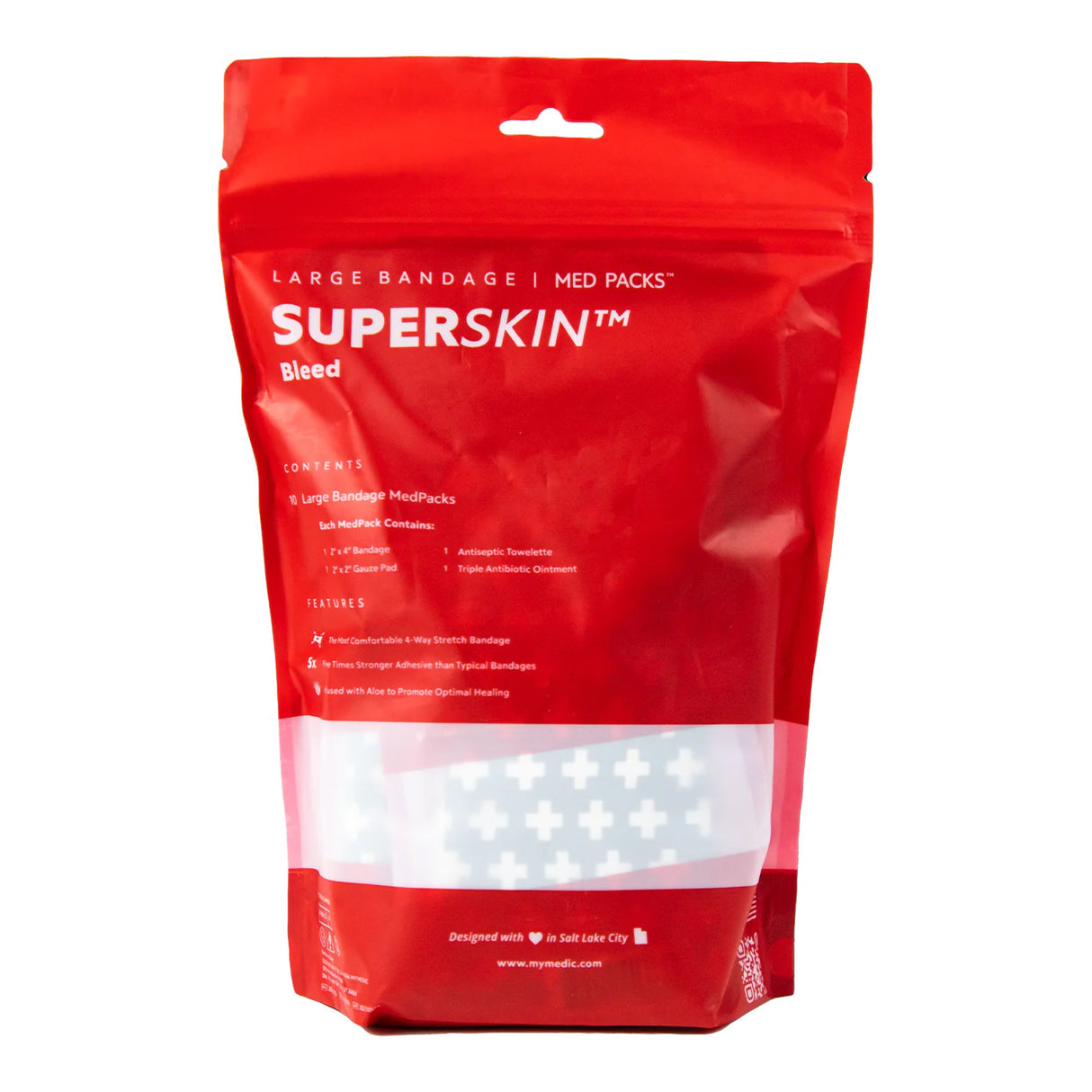 First Aid Medical Pack My Medic SUPERSKIN Large Bandage Pouch