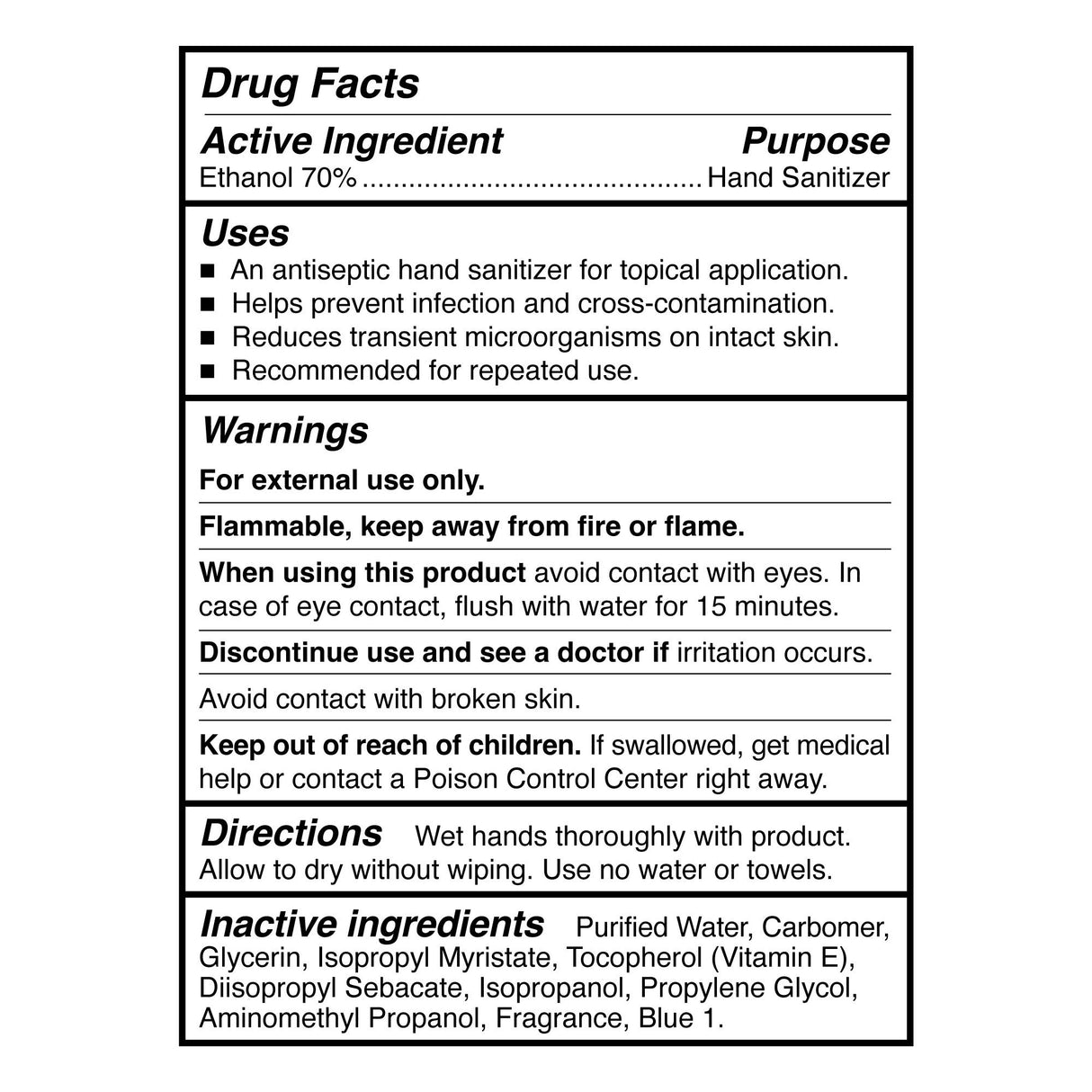 Hand Sanitizer McKesson Premium 4 oz. Ethyl Alcohol Gel Bottle - BeHope