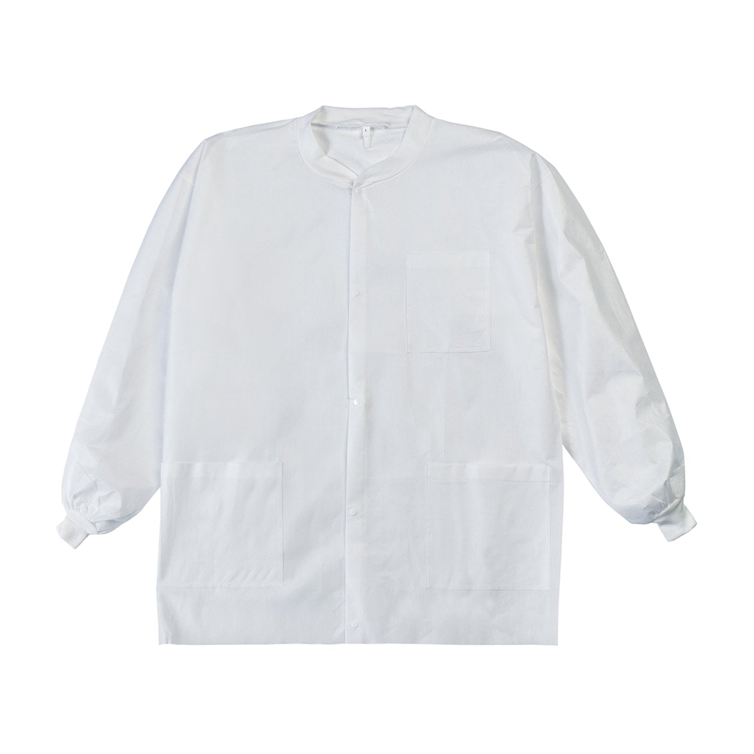 Lab Jacket LabMates® White Medium Hip Length SMS Disposable - BeHope