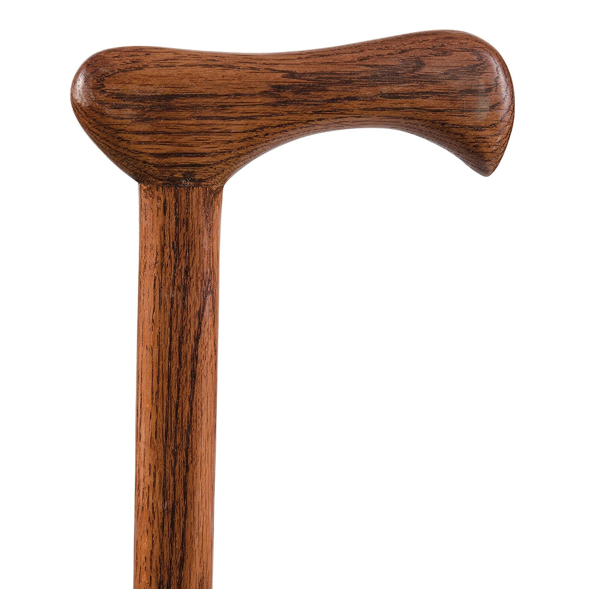 T-Handle Cane Brazos™ Twisted Wood 37 Inch Height Red Oak - BeHope