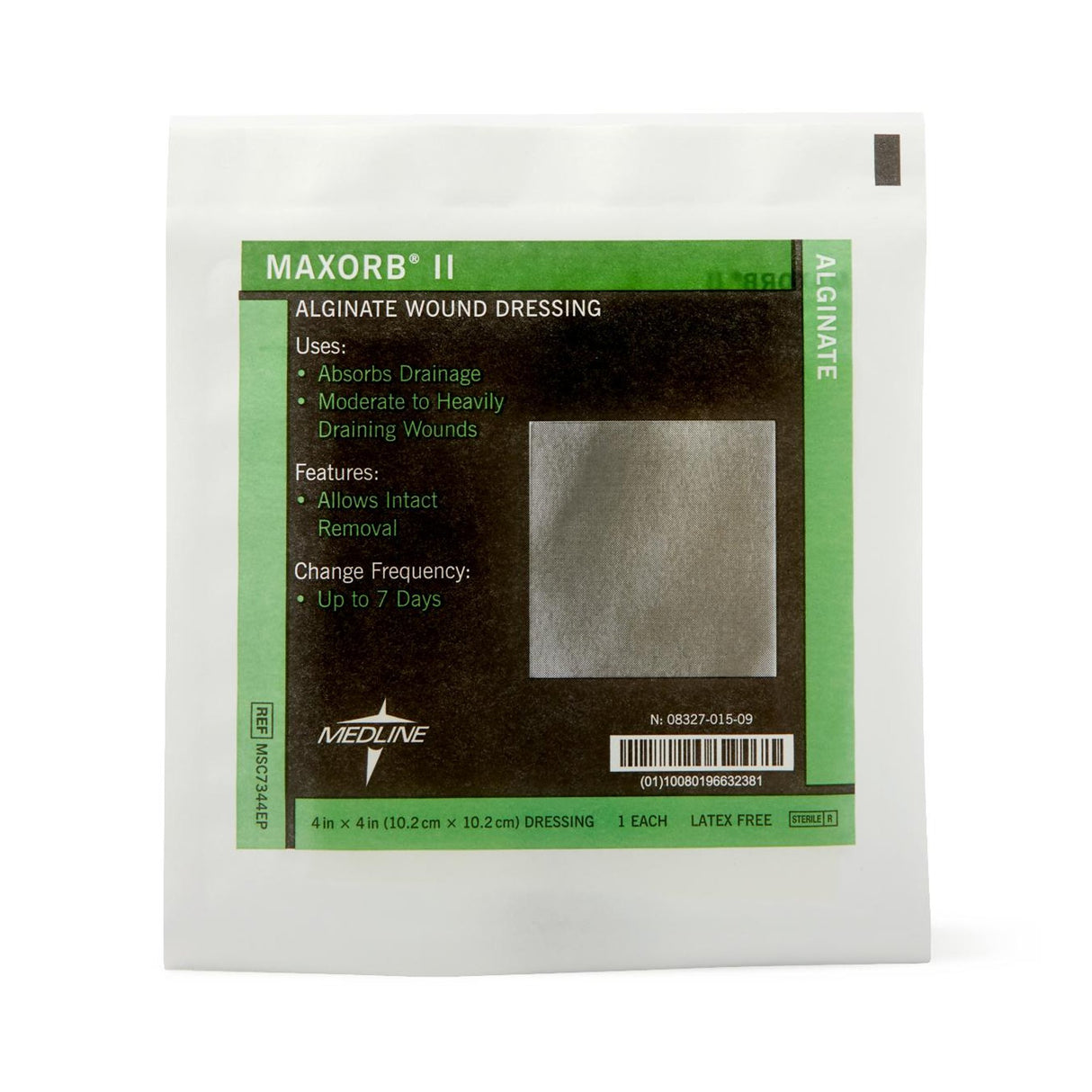 Alginate Dressing Maxorb® II 4 X 4 Inch Square - BeHope