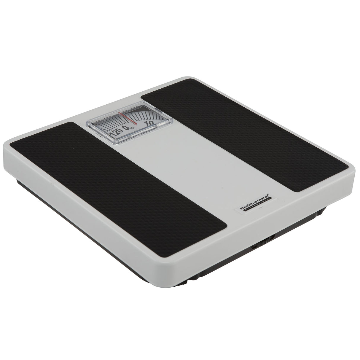 Floor Scale Health O Meter® Dial Display 270 lbs. Capacity Black / White Analog - BeHope