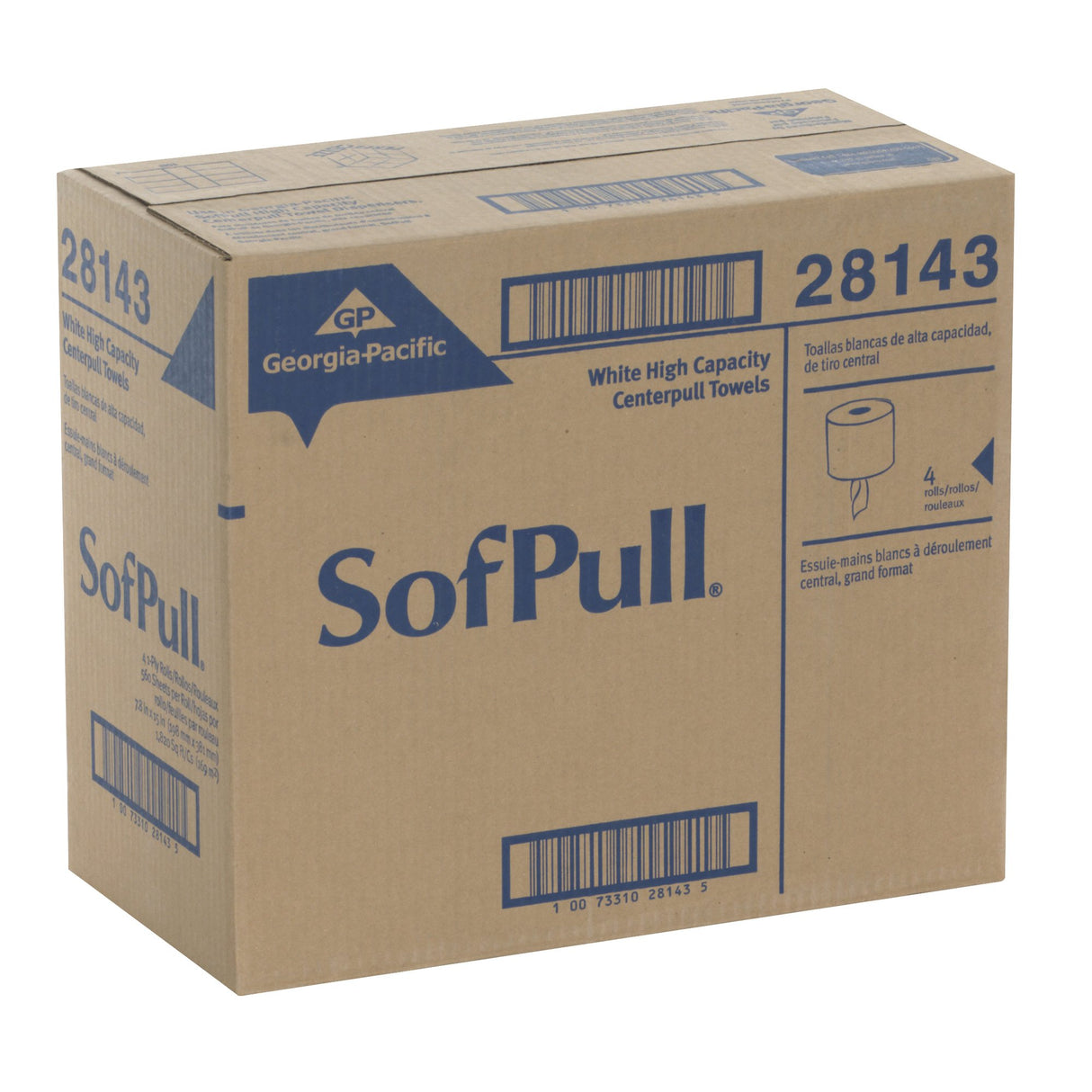 Paper Towel SofPull® Perforated Center Pull Roll 7-4/5 X 15 Inch - BeHope