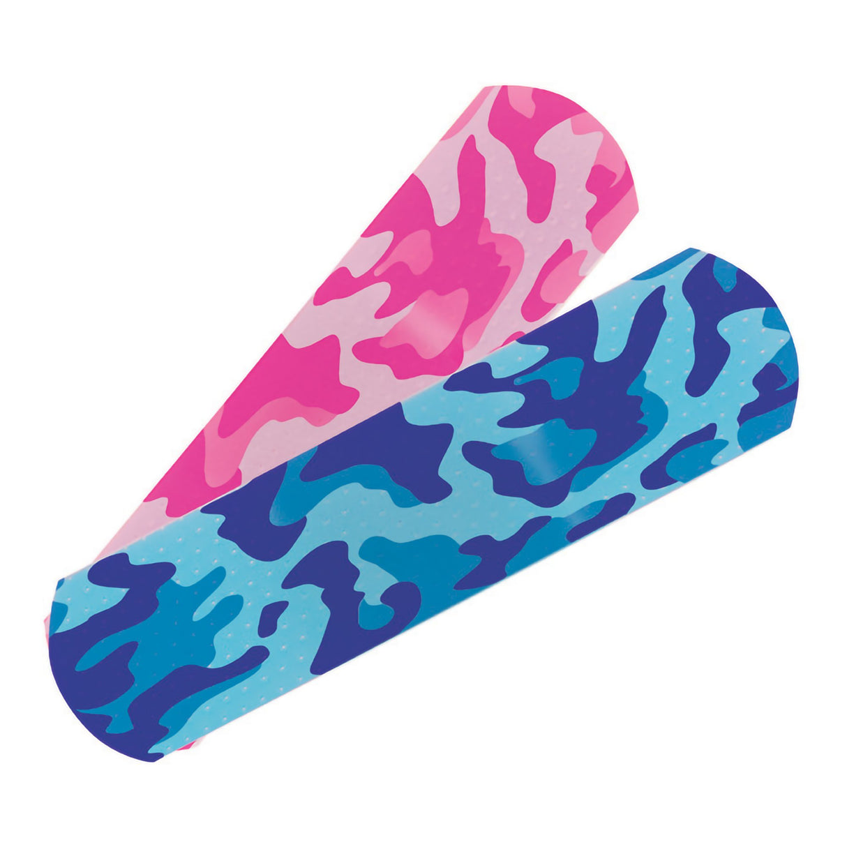 Adhesive Strip McKesson Kids™ Plastic Kid Design (Blue / Pink Camo) 3/4 X 3 Inch Sterile - BeHope