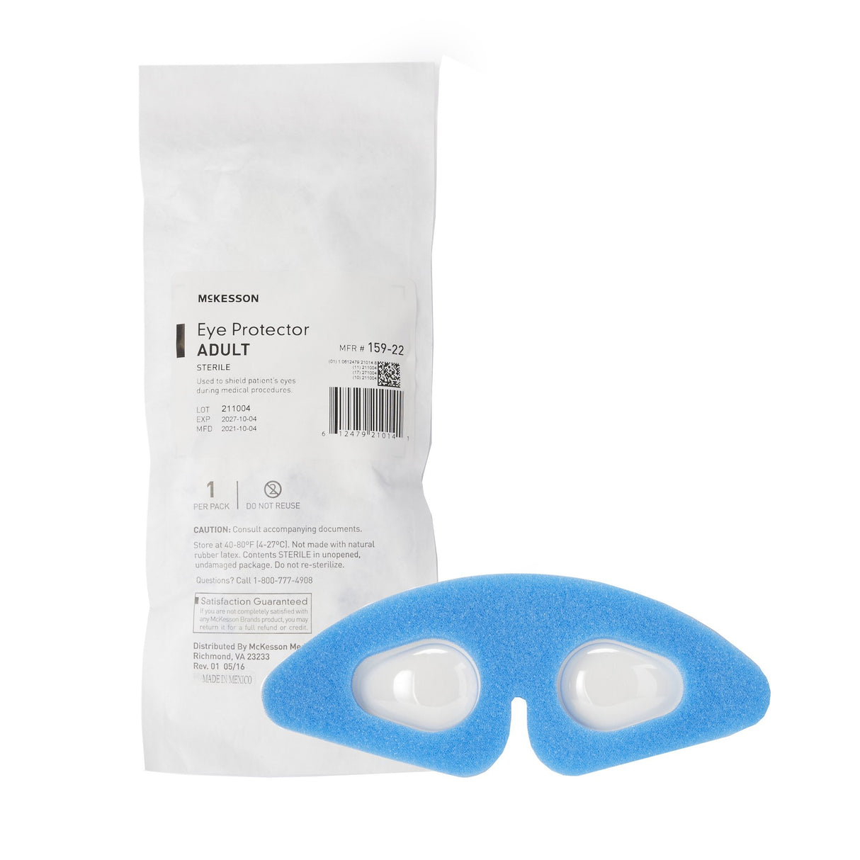 Eye Protector McKesson 8-1/8 X 2-9/10 Inch Adhesive - BeHope