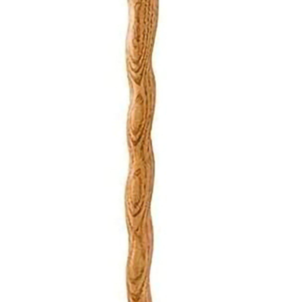 Walking Stick Brazos™ Twisted HitchHiker Wood 55 Inch Height Oak - BeHope