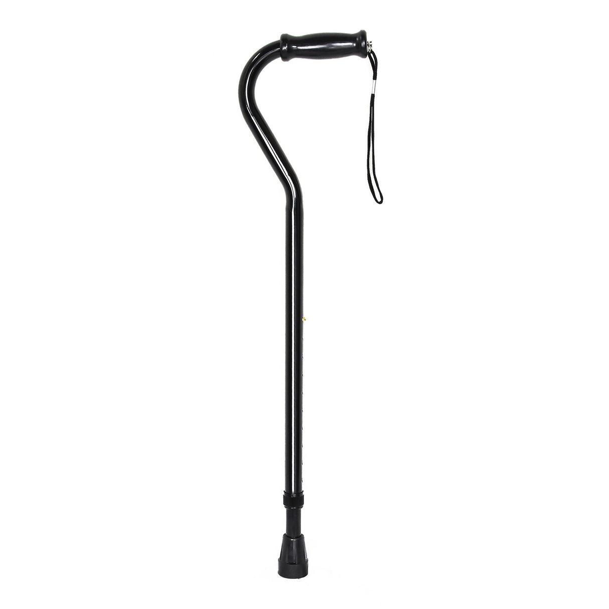 Offset Cane McKesson Steel 29-3/4 to 37-3/4 Inch Height Black - BeHope