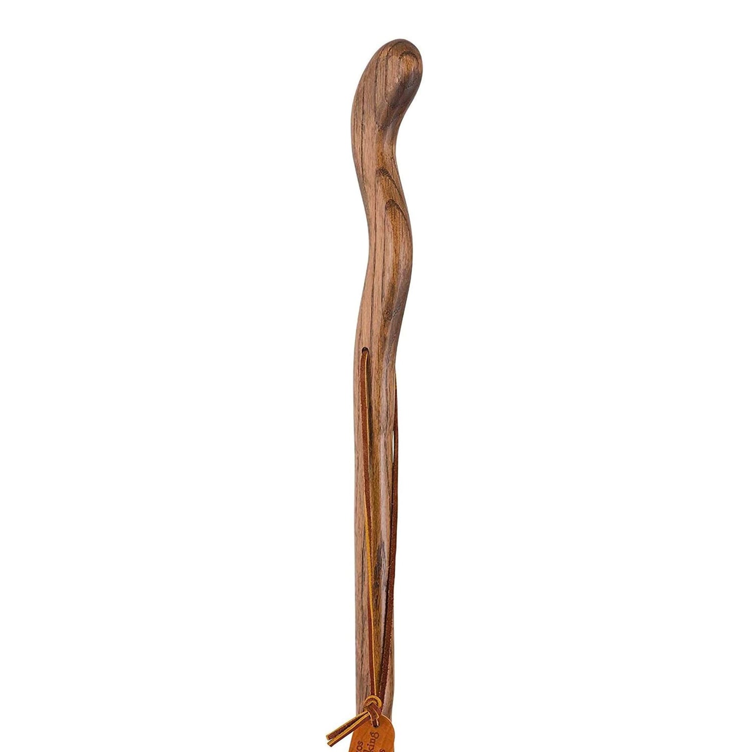 Walking Stick Brazos™ Twisted Fitness Walker Wood 48 Inch Height Brown - BeHope