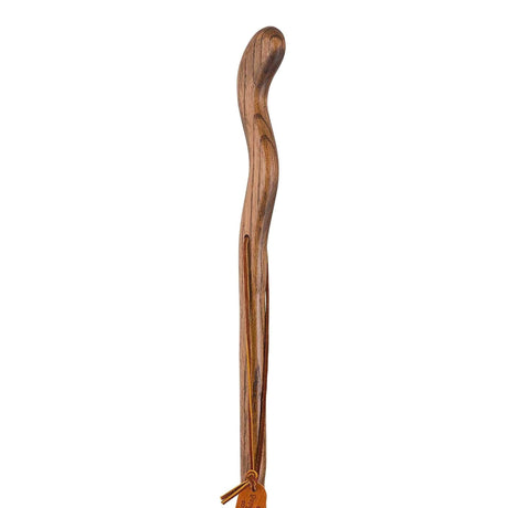Walking Stick Brazos™ Twisted Fitness Walker Wood 48 Inch Height Brown - BeHope