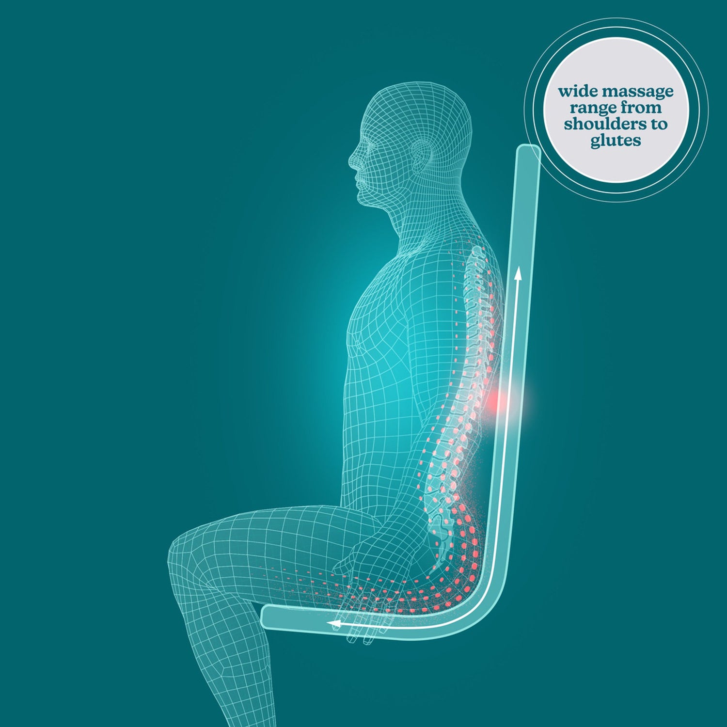 Back Massage Cushion with Heat HoMedics® ShiatsuFlex® - BeHope