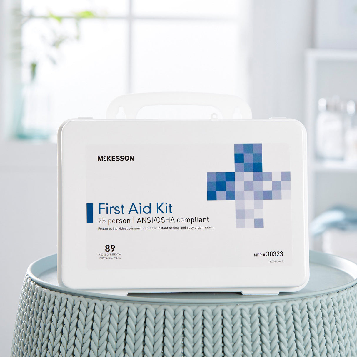 First Aid Kit McKesson 25 Person Plastic Case - BeHope