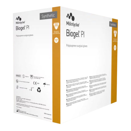 Surgical Glove Biogel® PI Size 6.5 Sterile Polyisoprene Standard Cuff Length Micro-Textured Ivory Chemo Tested - BeHope