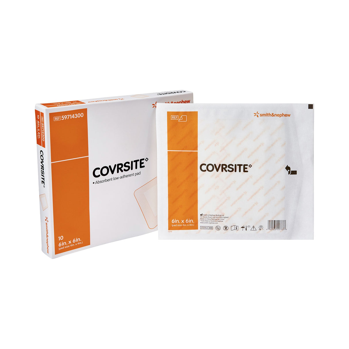 Composite Dressing Covrsite 6 X 6 Inch Square NonSterile Film Backing - BeHope