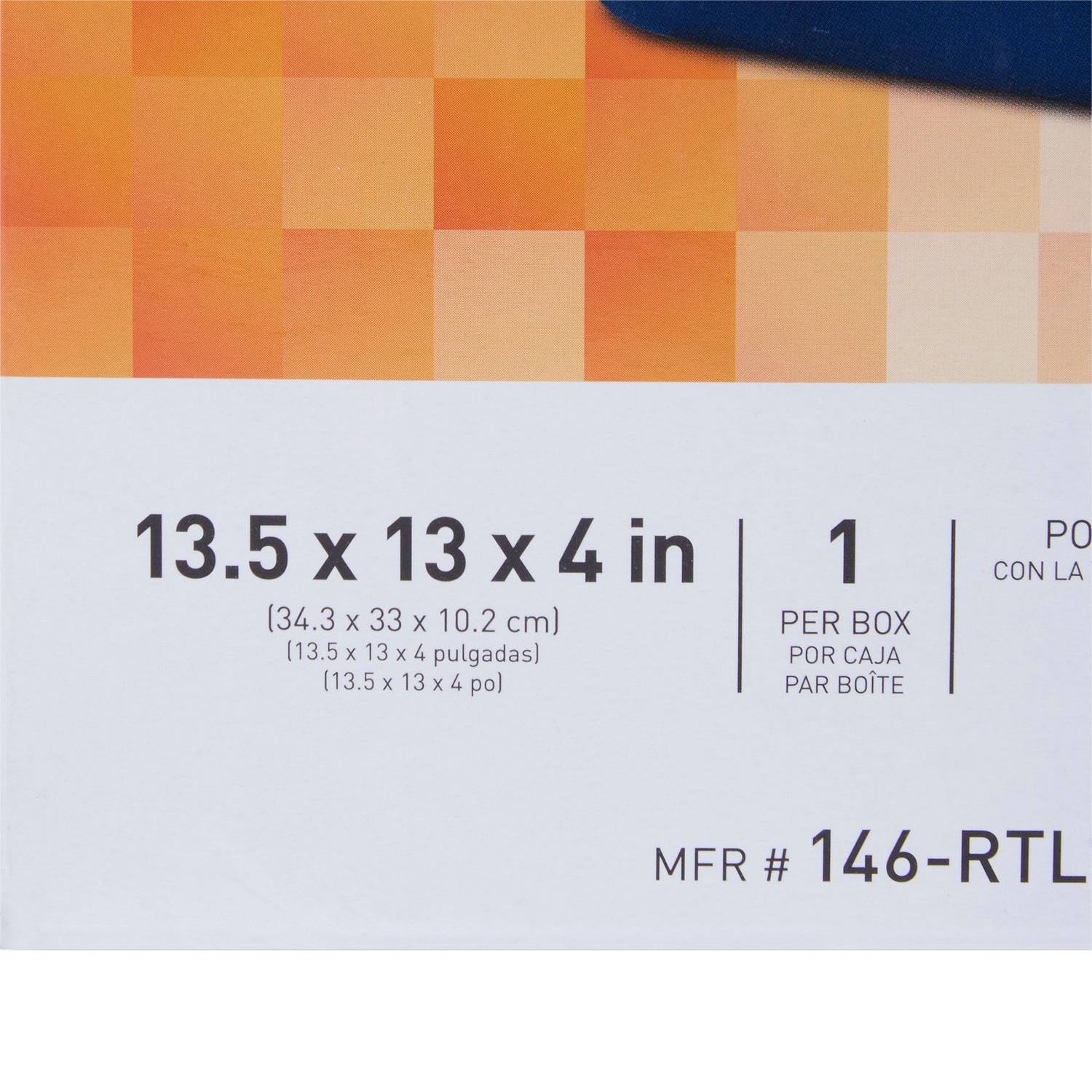 Lumbar Support Cushion McKesson 13-2/5 W X 13 L X 4 D Inch Foam - BeHope