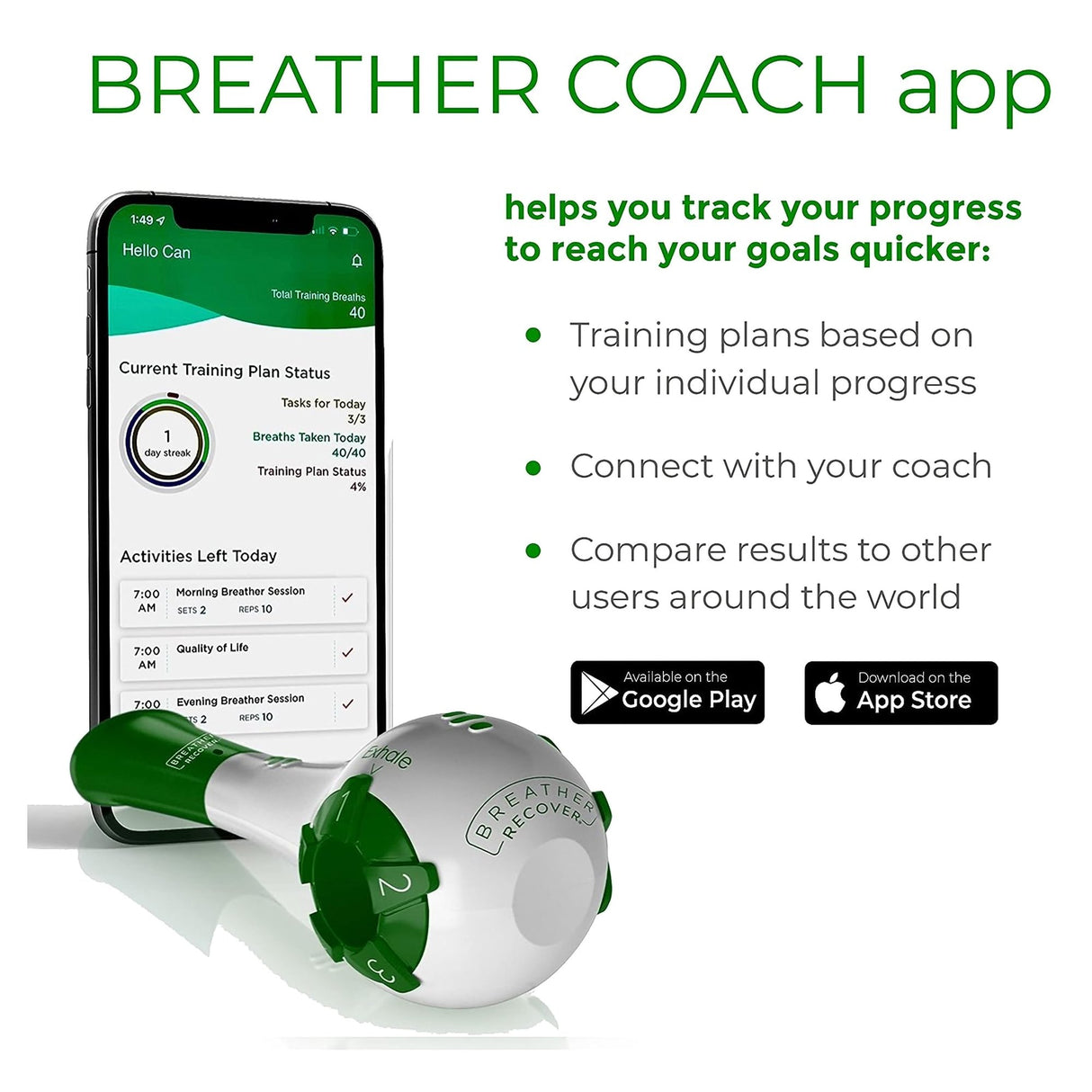 Breather Muscle Trainer Breather Recover - BeHope