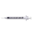 Standard Insulin Syringe with Needle Micro-Fine™ 1 mL 1/2 Inch 28 Gauge NonSafety Regular Wall - BeHope