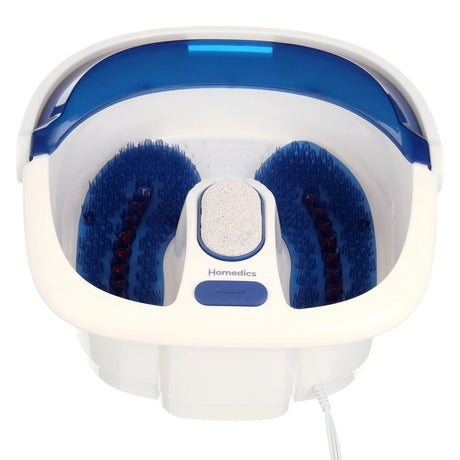 Foot Bath with Heat Boost HoMedics® Bubble Bliss Elite Blue / White Plastic - BeHope