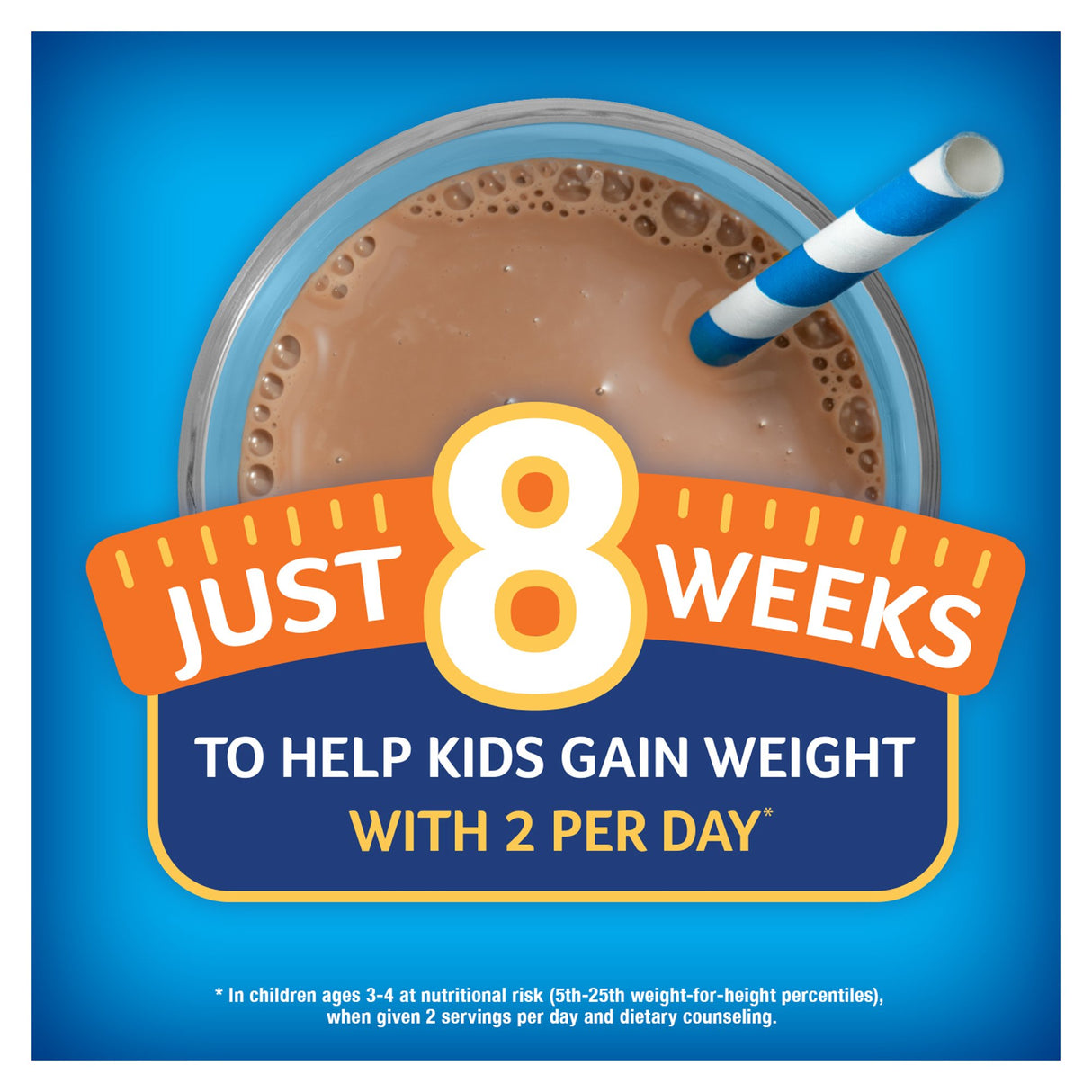 Pediatric Oral Supplement PediaSure® Grow & Gain Shake Chocolate Flavor 8 oz. Bottle Liquid Calories - BeHope